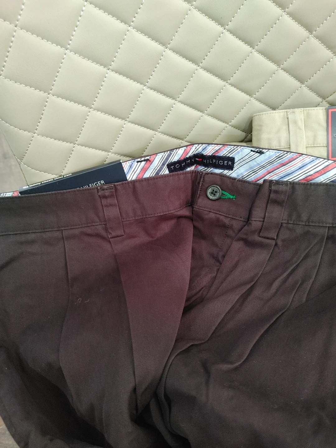 🥕BRAND NEW TOMMY HILFIGER CHINO PANTS MENS SIZE 36 X 29 - photo 2