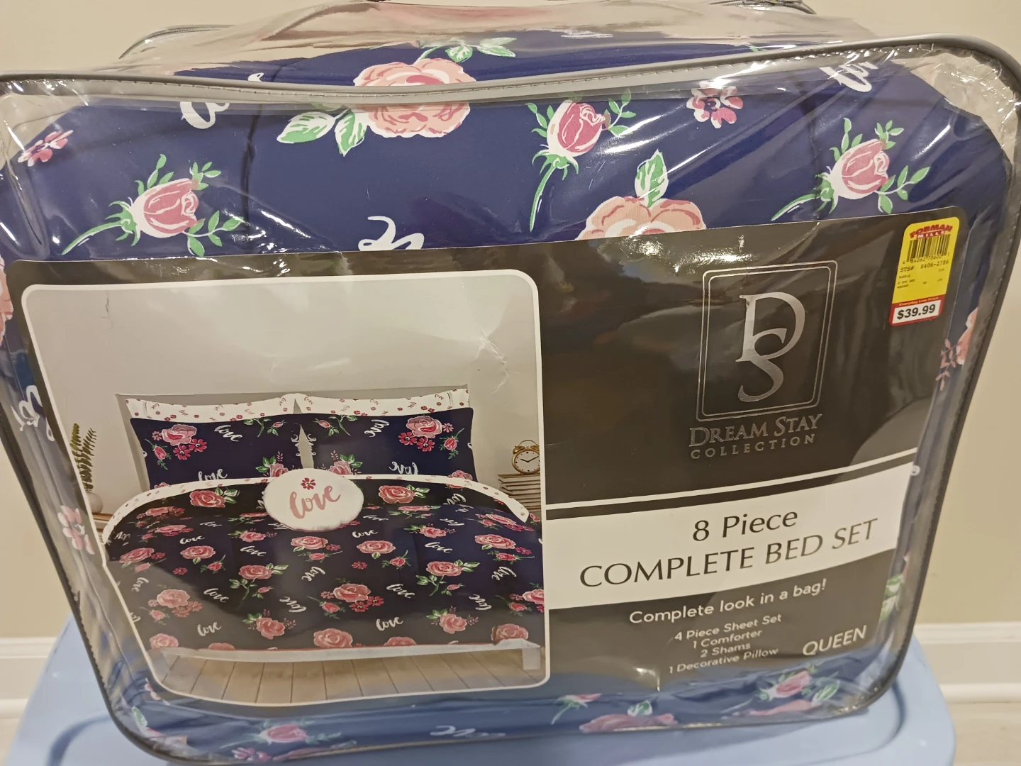 Dream Stay Collection Queen 8 Piece Complete Bed Set