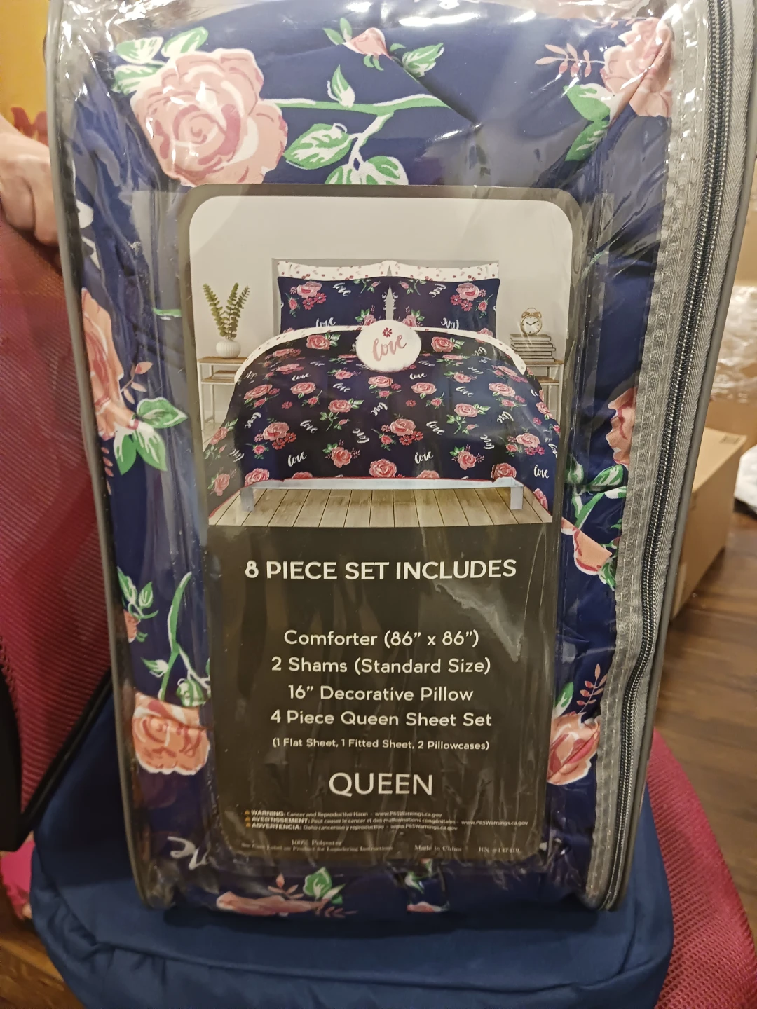 Dream Stay Collection Queen 8 Piece Complete Bed Set - photo 3