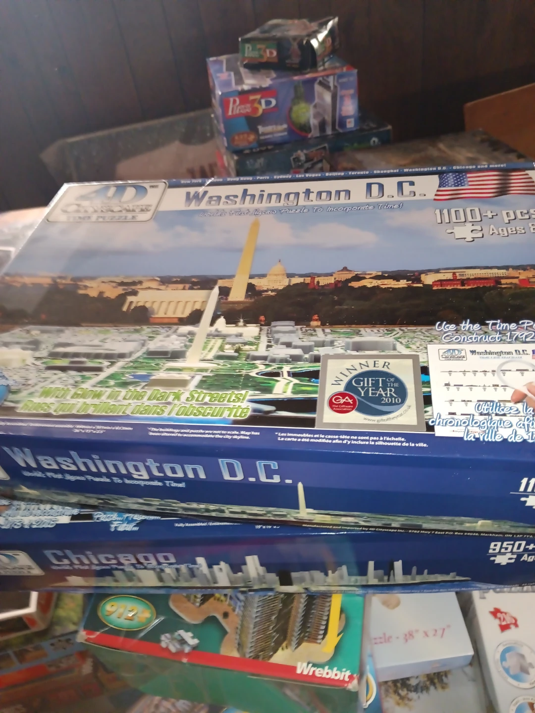 4D Cityscape Washington D.C. 1100+ Piece Jigsaw Puzzle