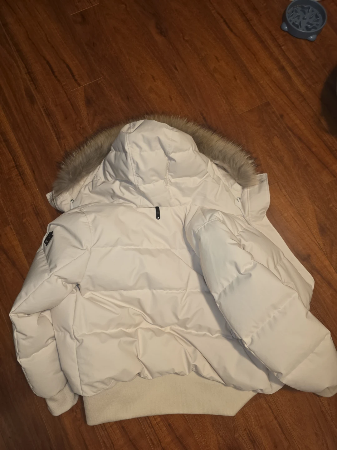Mackage White Puffer Jacket with Fur Hood - photo 5