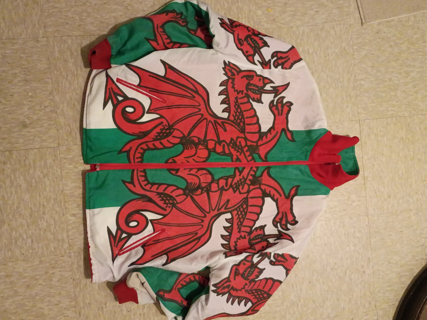 Wales Dragon Fleece Jacket