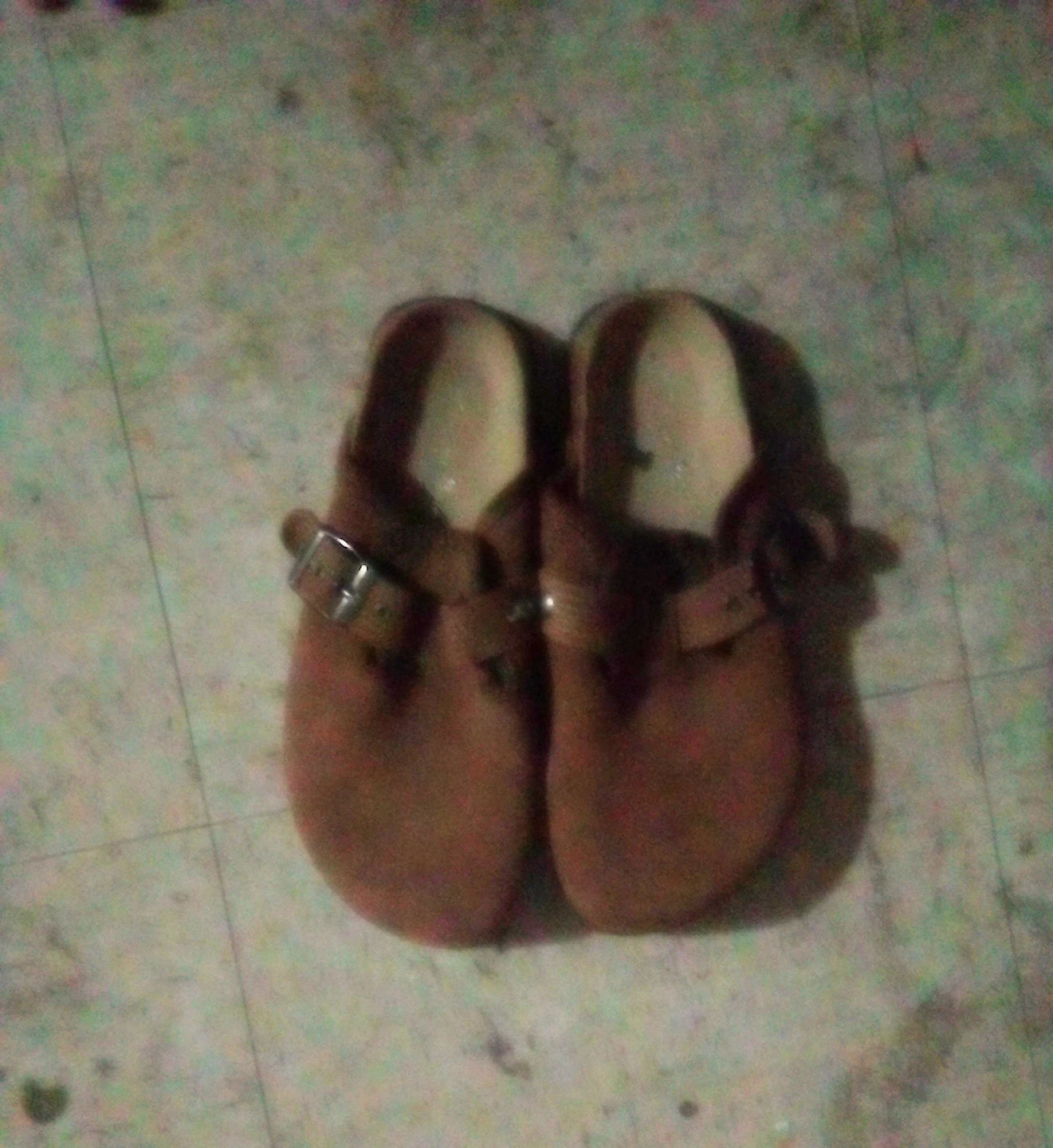 Brown Clogs with Buckle