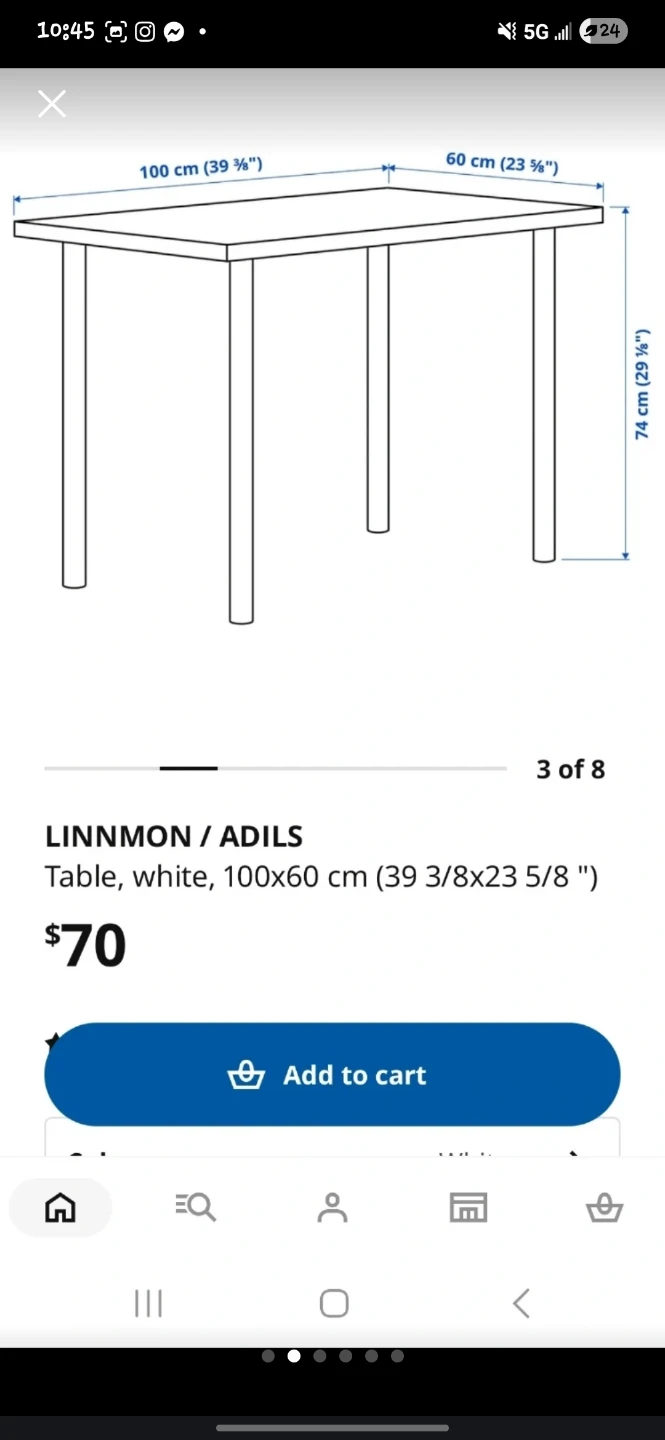 IKEA LINNMON tabletop - photo 4