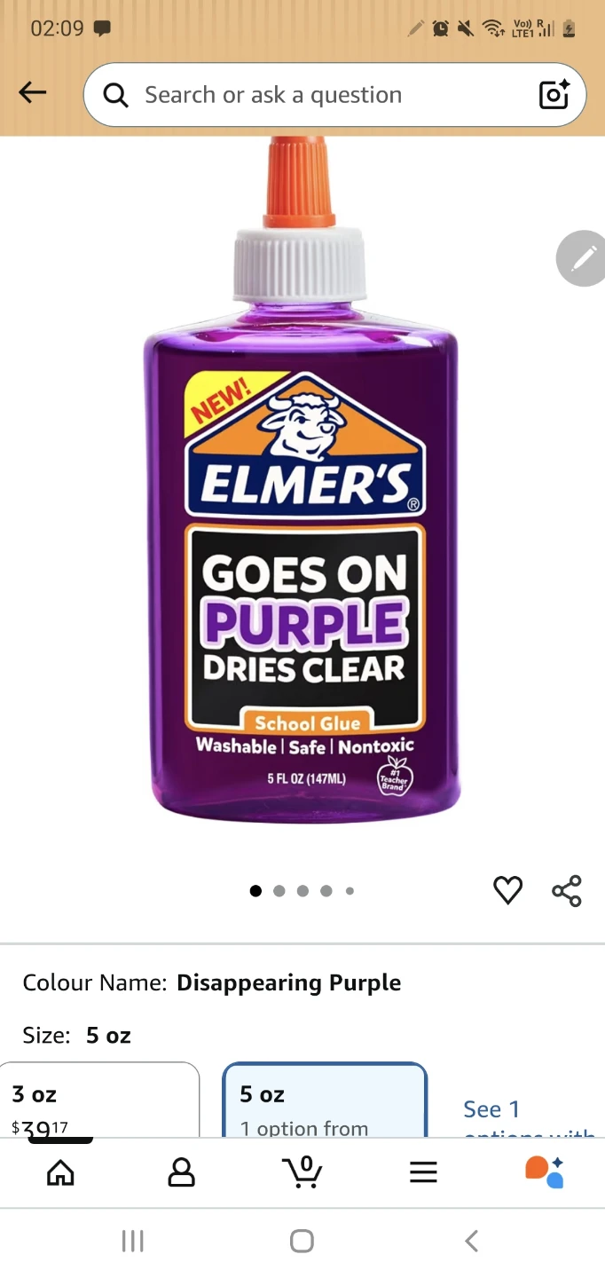 3 piece set of different elmer's glues 🧡