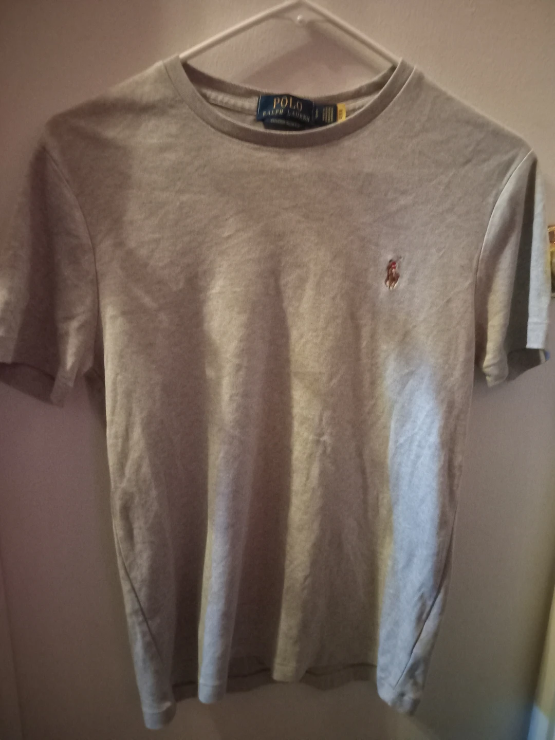 Polo Ralph Lauren Custom Slim Fit T-Shirt - Grey - Size S