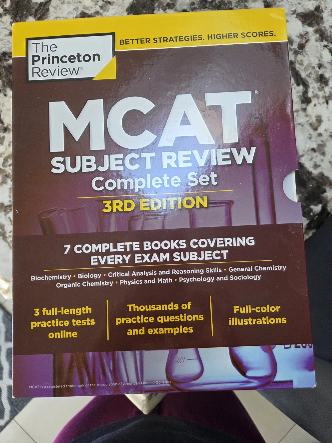 MCAT The Princeton  Review Complete Set 3rd Edition