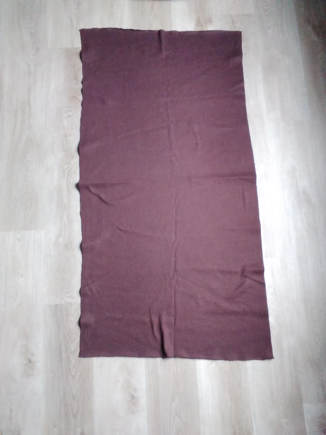 Dark chocolate coloured fabric
