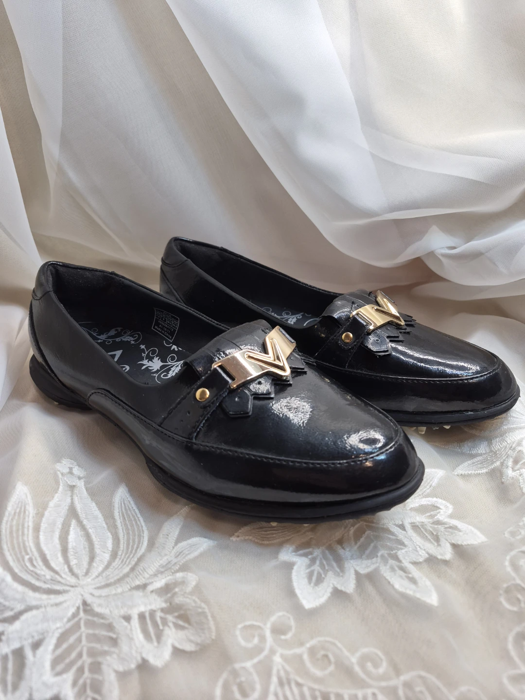 Callaway Women's Black Loafer Style Golf Shoes Size 7.5