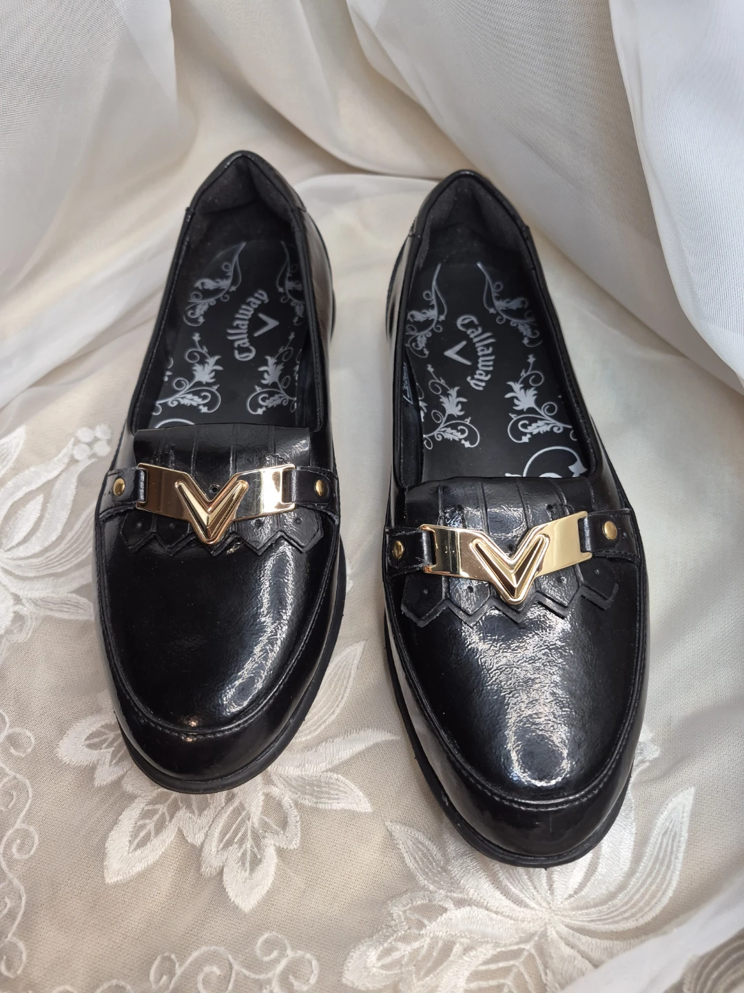 Callaway Women's Black Loafer Style Golf Shoes Size 7.5 - photo 3