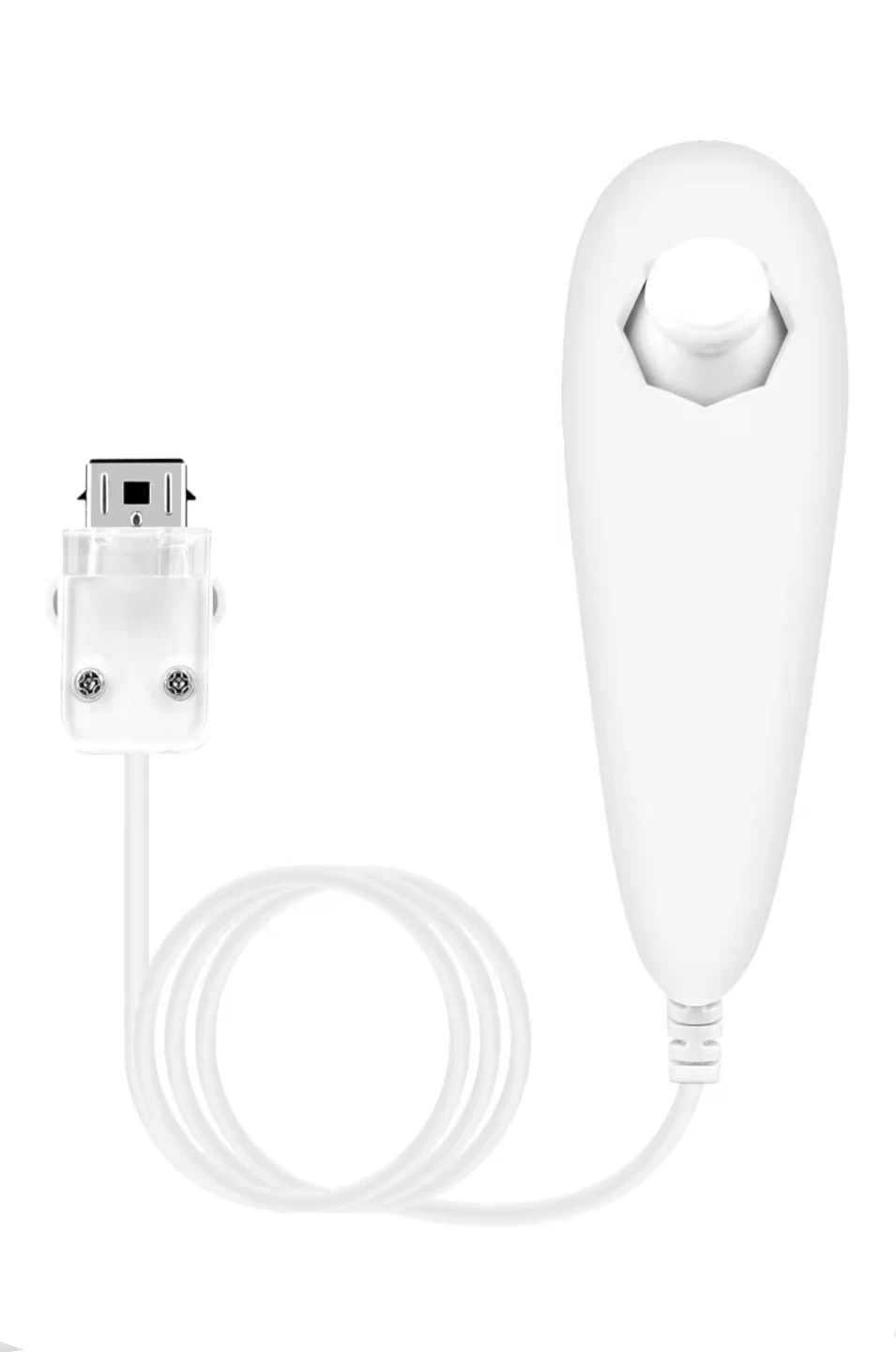 Wired Nunchuck Controller for Nintendo Wii Motion Control White