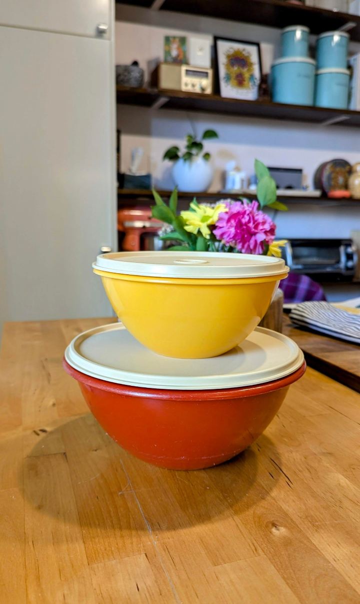 Vintage Tupperware Mixing Bowls