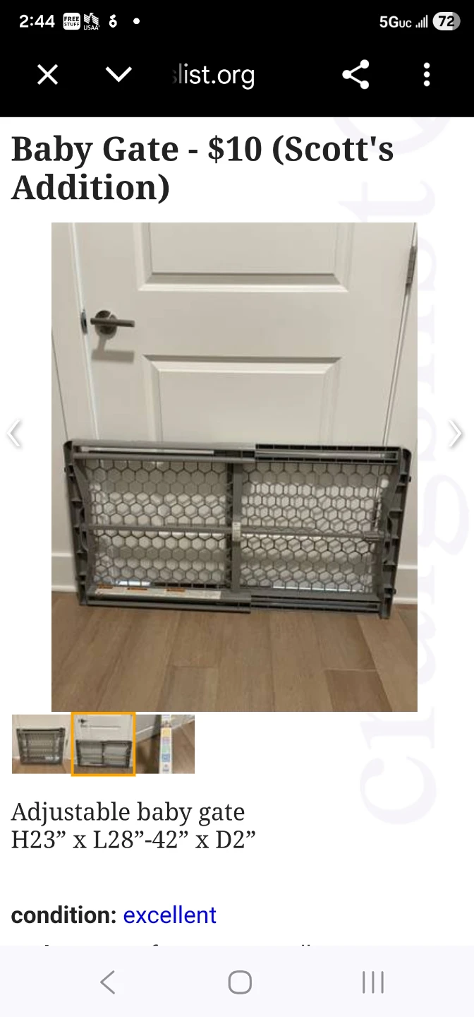 Regalo Expandable Baby Gate - photo 2
