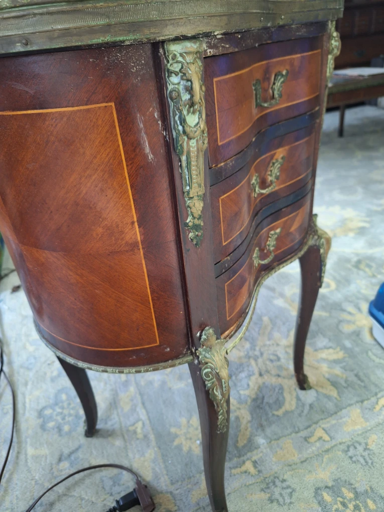 Vintage Style Wood Side Table - photo 3
