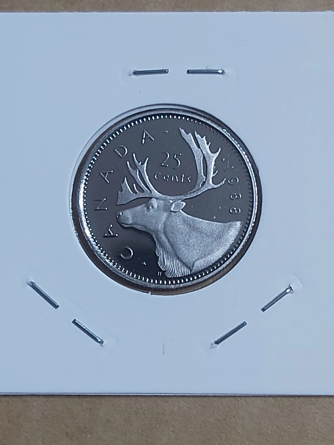 1988 Royal Canadian Mint 25 Cents Coin - photo 2