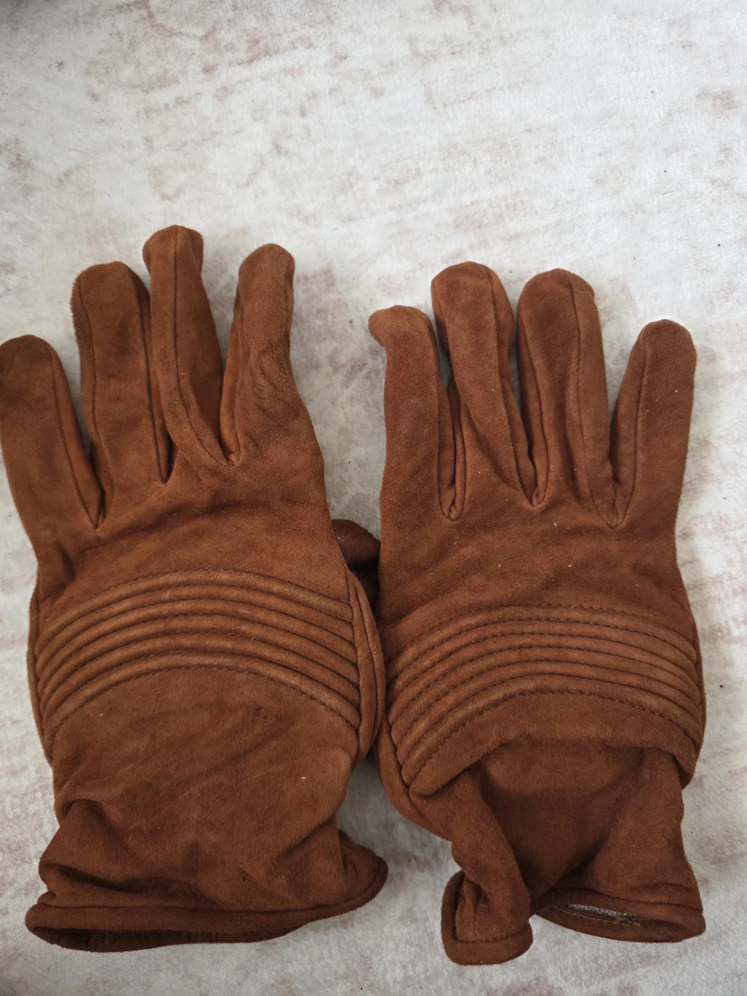 Ralph Lauren Brown Suede Gloves