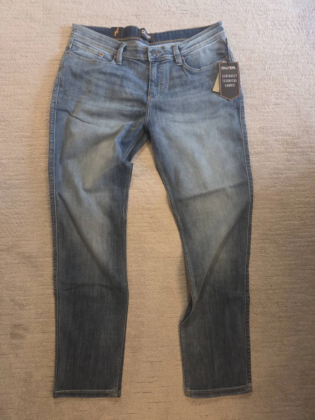 DU/ER Performance Denim Slim Jeans - Tidal (38x32) - photo 2