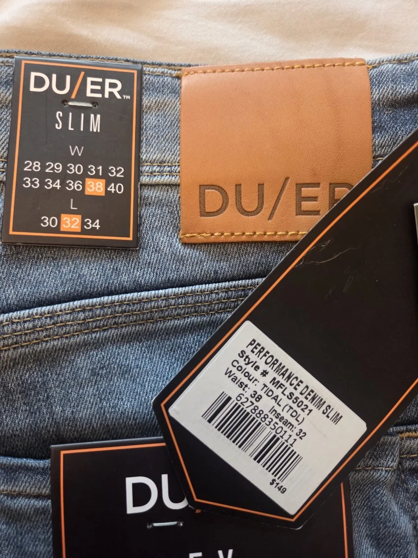 DU/ER Performance Denim Slim Jeans - Tidal (38x32) - photo 3