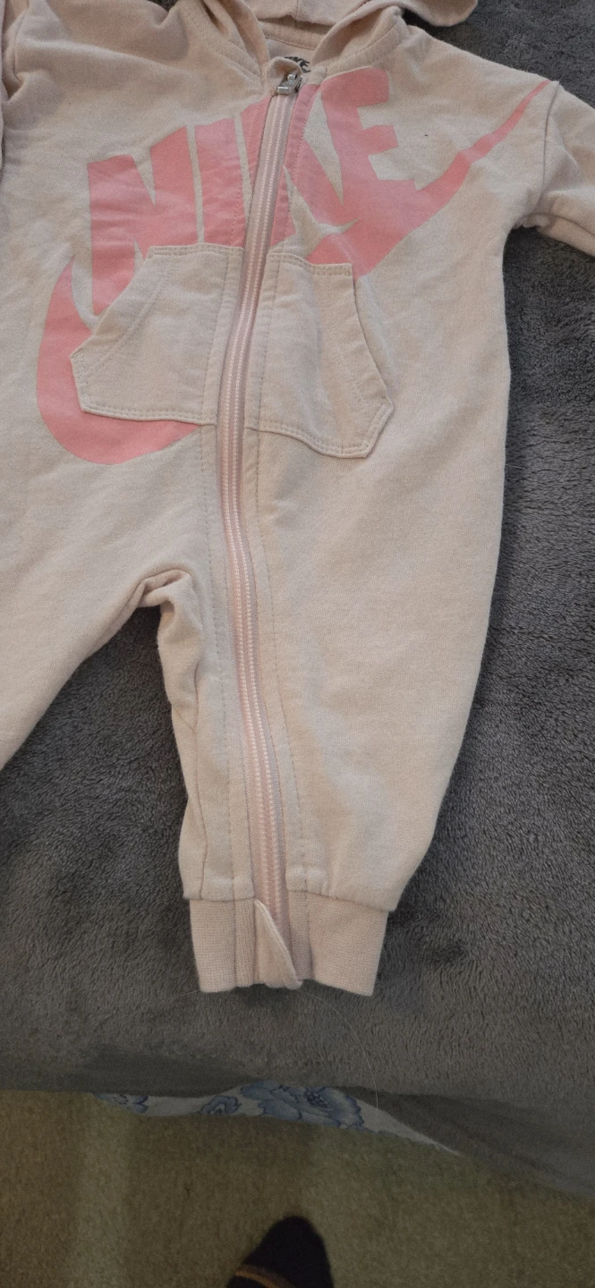 Nike Baby Bunting Suit 3M/56-62CM Pink. Excellent Condition. - photo 2