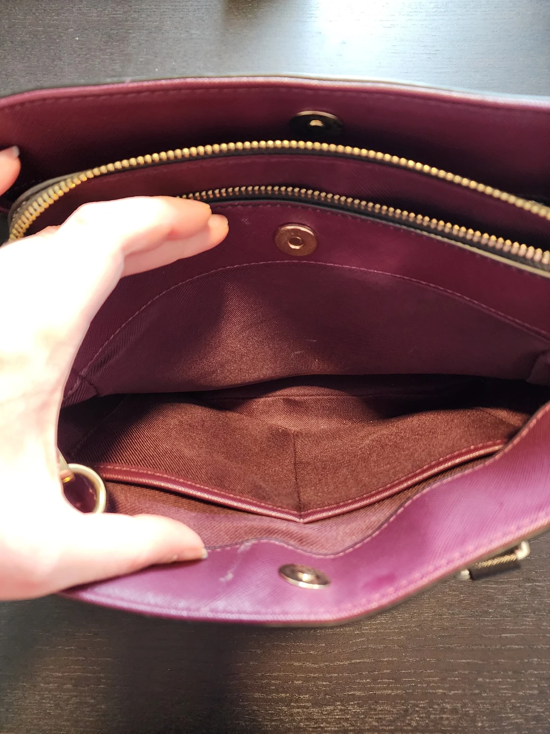 ALDO Black Faux Leather Tote Bag - photo 5