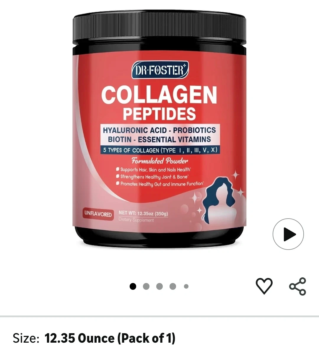 🥕Dr. Foster Multi Collagen Peptides Powder - photo 2