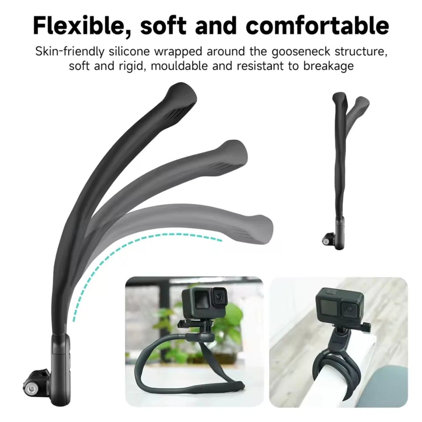 🥕 TELESIN U Shape Neck Holder Mount SE - photo 4