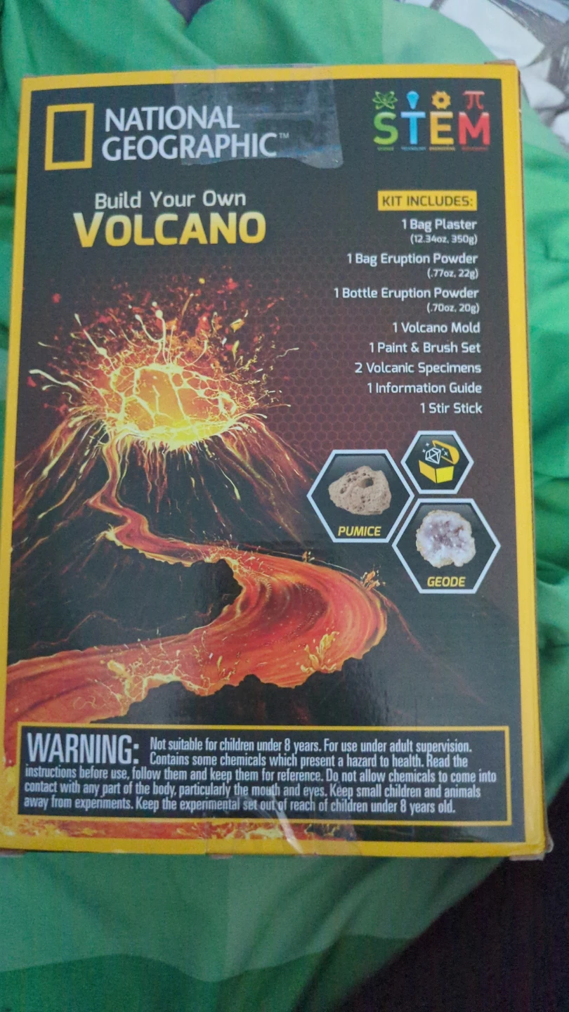 National Geographic Build Your Own Volcano STEM Kit - photo 2