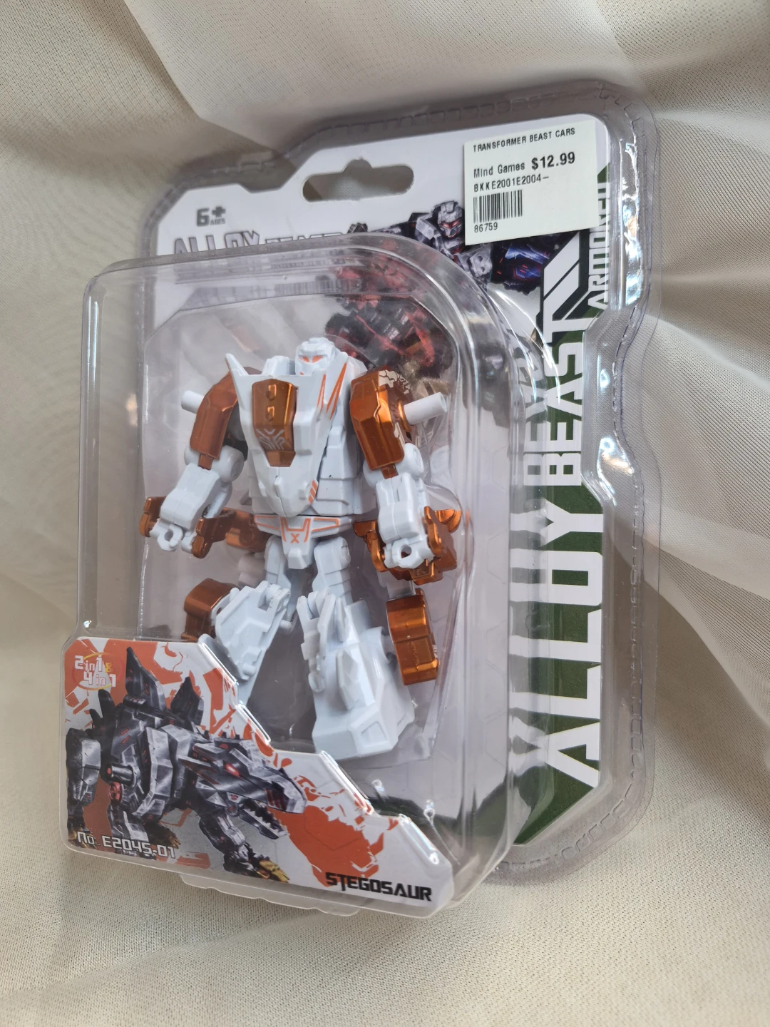 Alloy Beast" Transformer Toy, Stegosaur # E2045.01. - photo 3