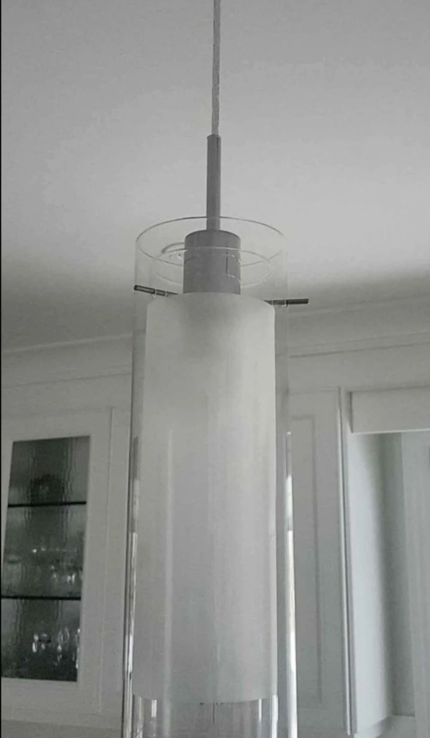 Cylindrical Pendant Light Fixture Set - photo 2