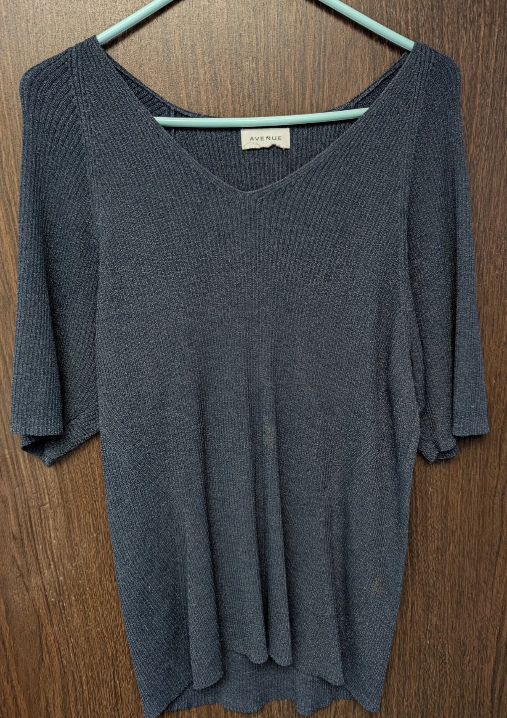 Women's Knit V-Neck Shirt - photo 2