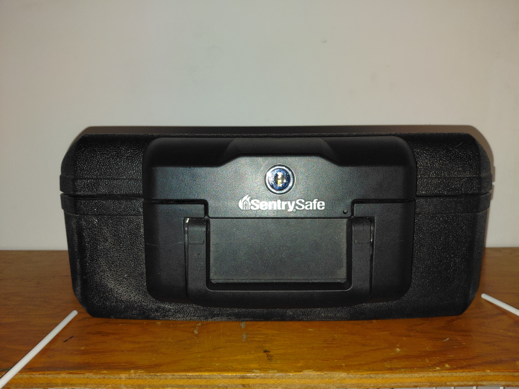 SentrySafe Black Fireproof & Waterproof Safe Box