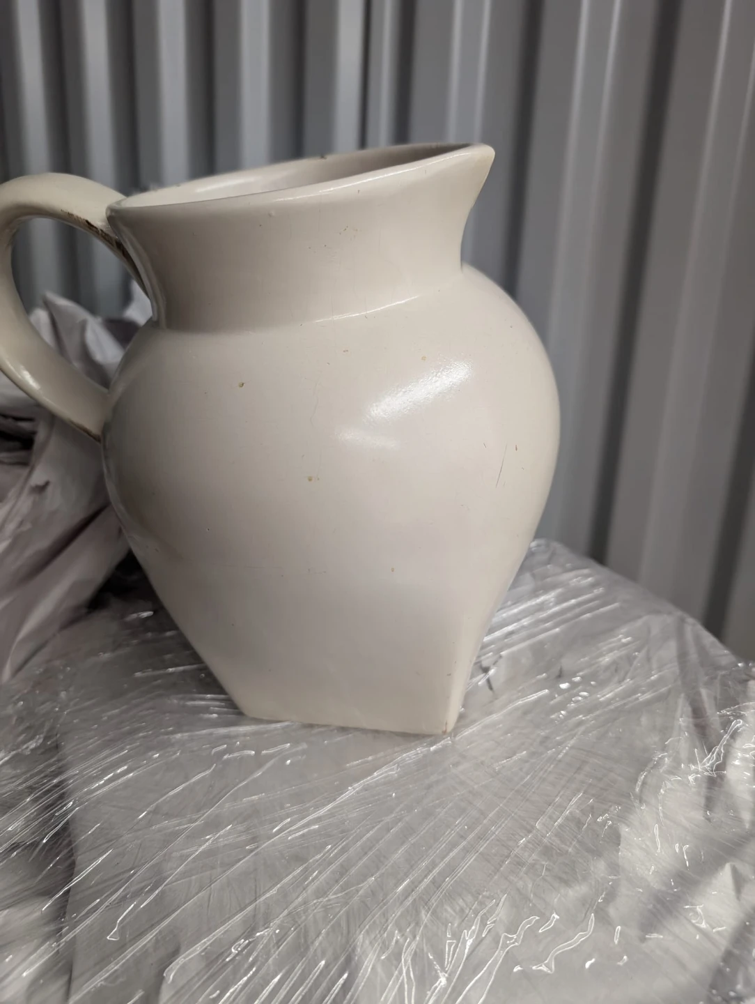 Cream Ceramic Pitcher - photo 4