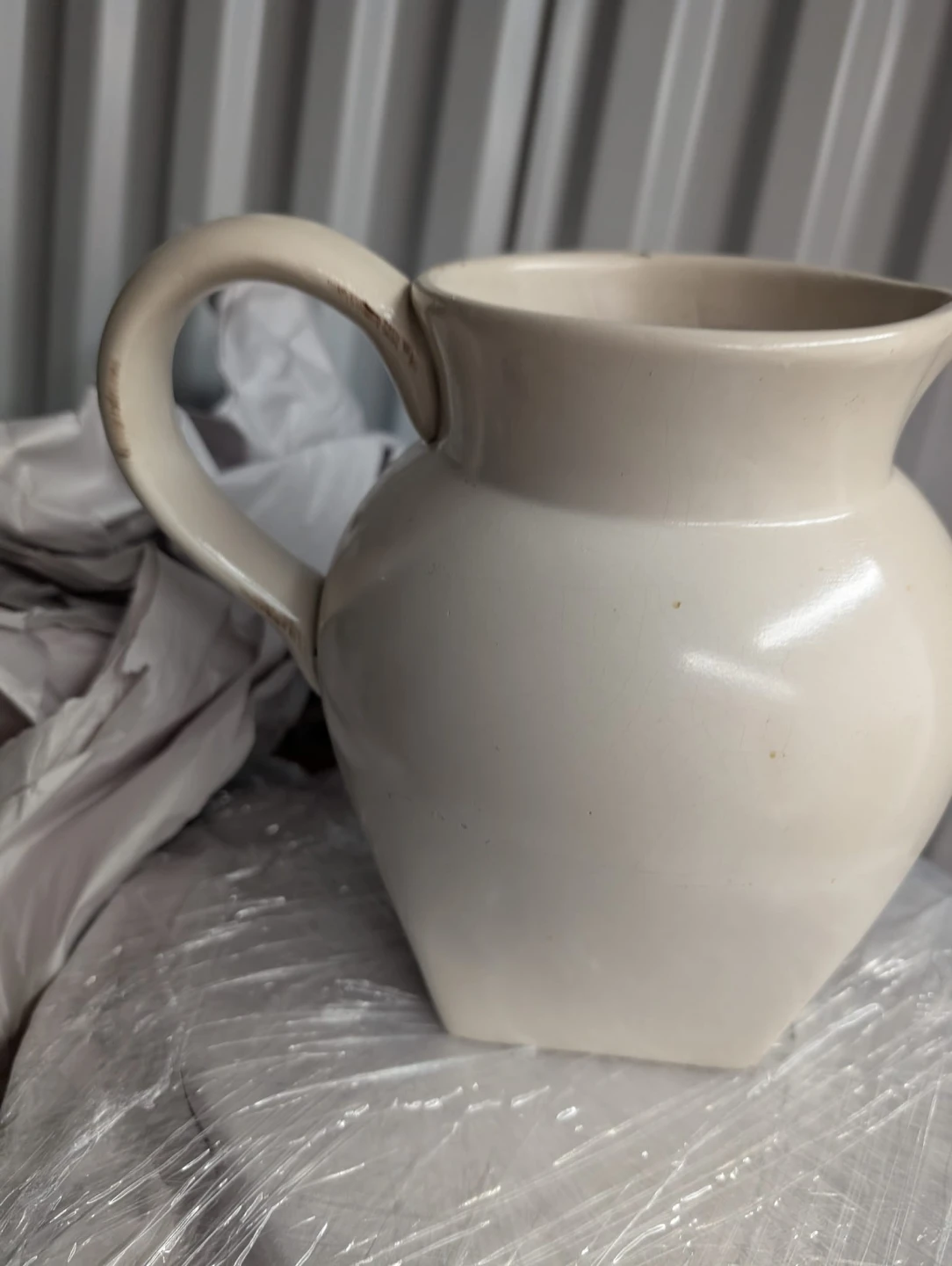 Cream Ceramic Pitcher - photo 5