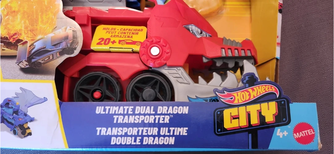 NEW Hot Wheels City Ultimate Dual Dragon Transporter Set - photo 3