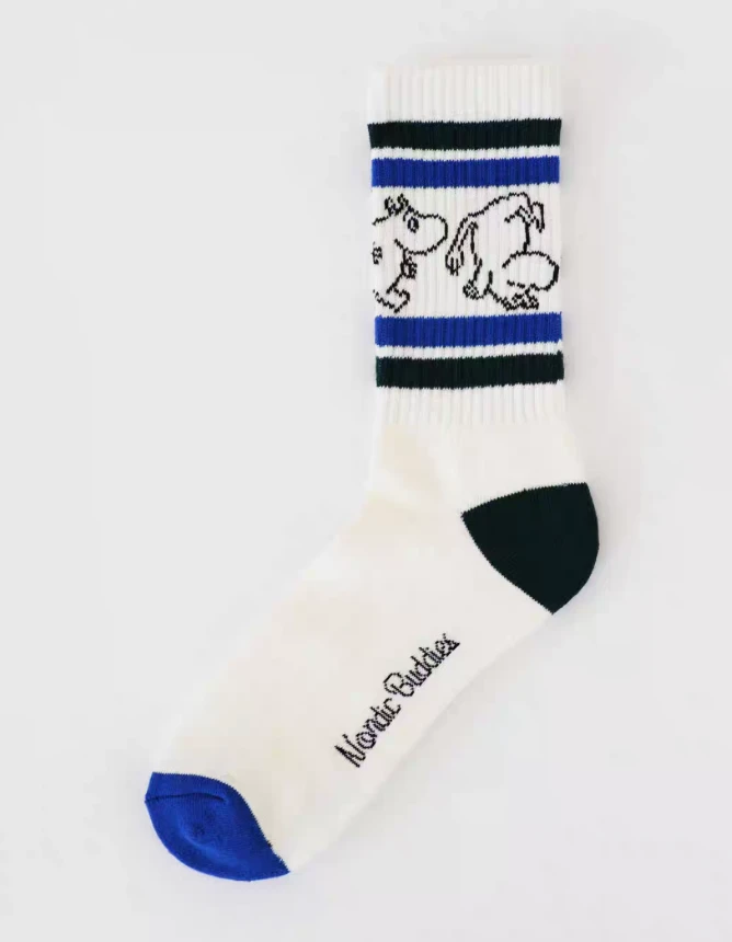 New Retro crew socks Moomin Nordic Buddies Moomin Socks - photo 4