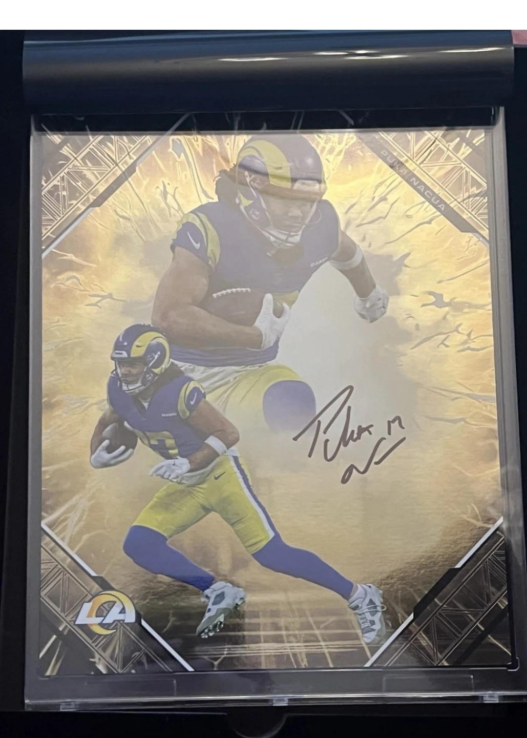 Puka Nacua Emanate Football Card - 31/50