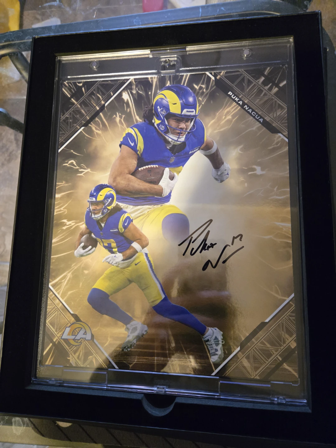 Puka Nacua Emanate Football Card - 31/50 - photo 3