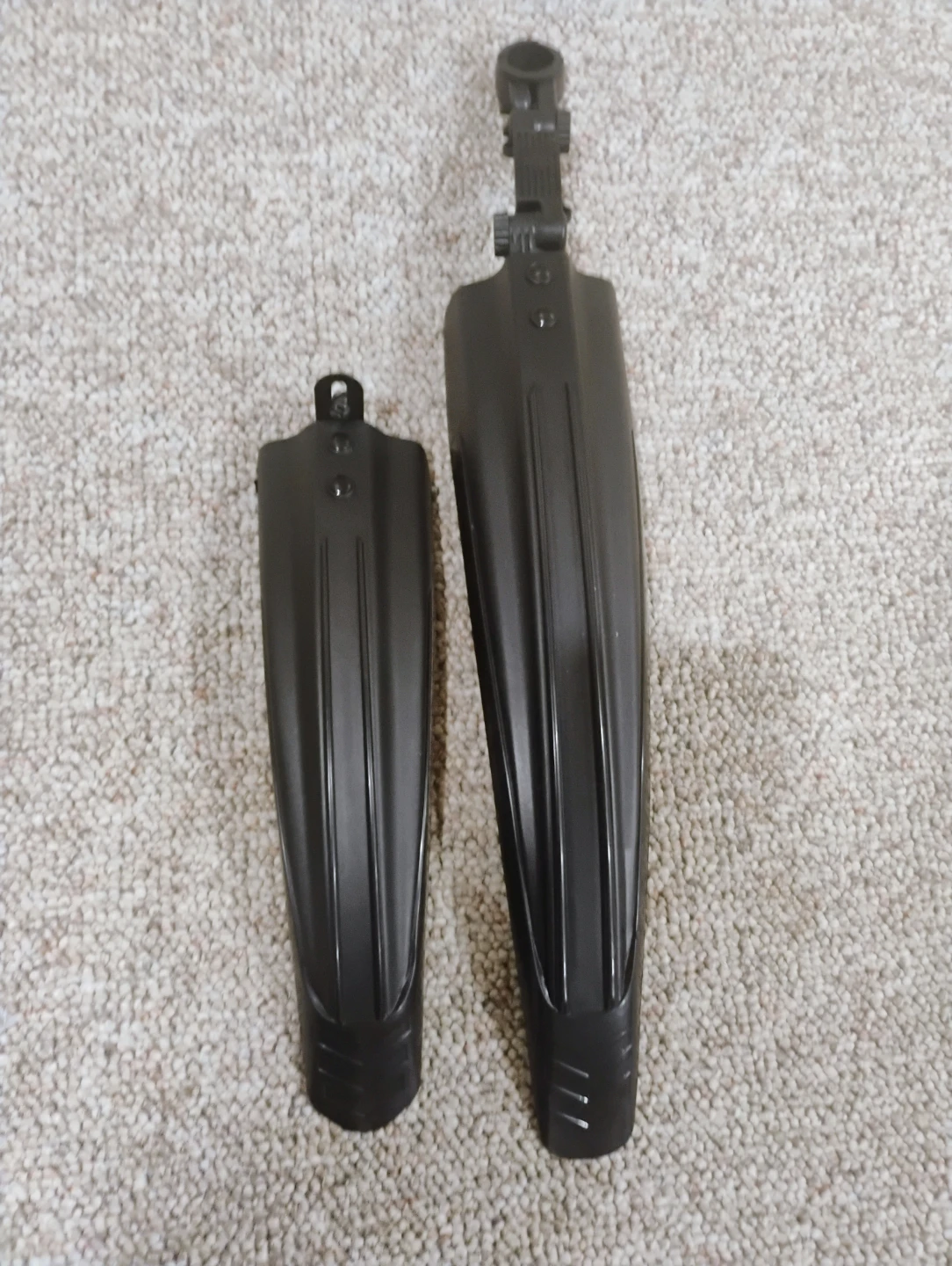 Set of 2 Black Bicycle Fenders