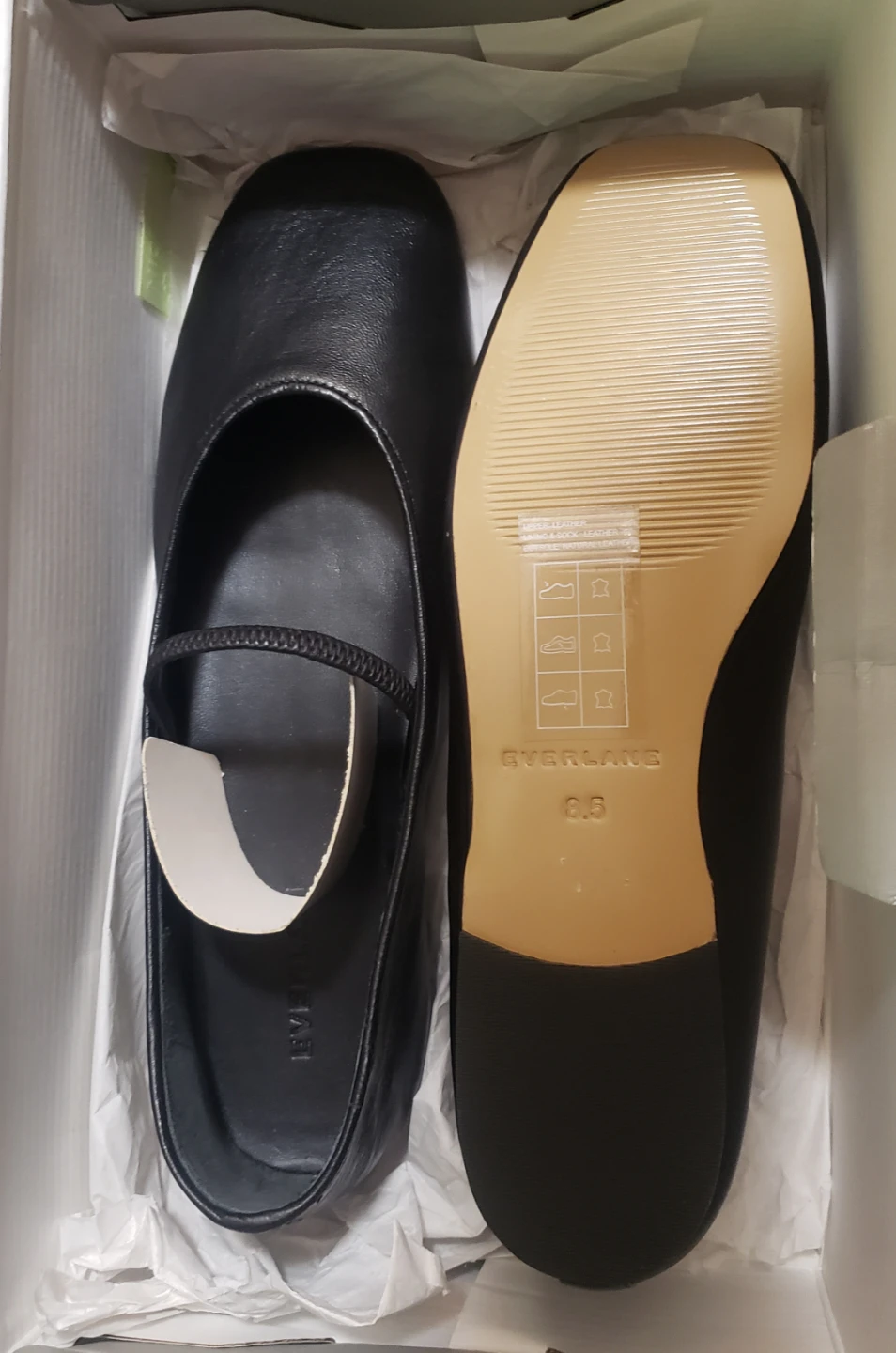 Brand new Everlane Day Mary Jane Leather Size 8.5