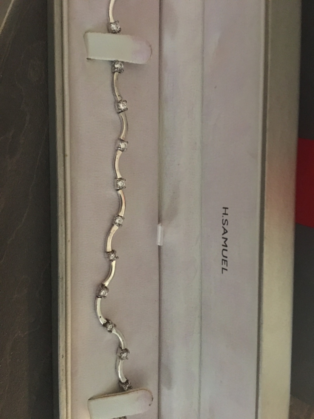 The Leo Diamond Bracelet Sterling Silver