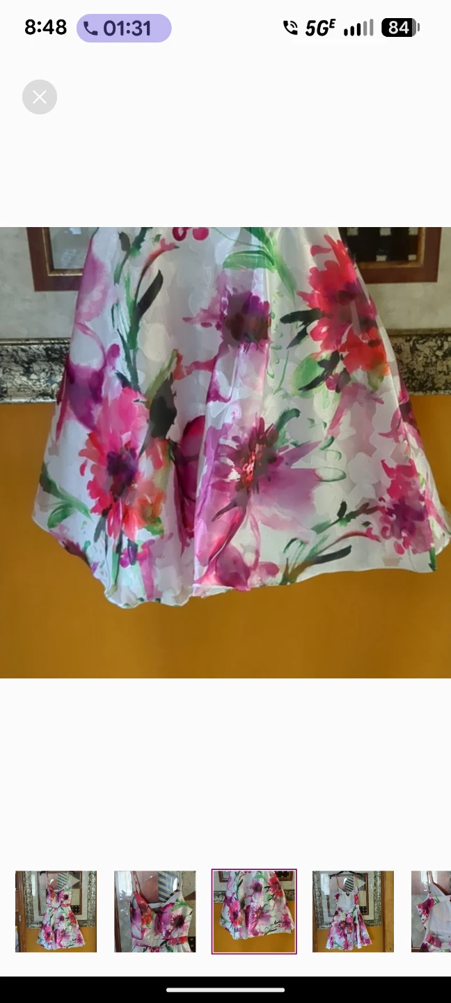 XSCAPE FLORAL FIT AND FLARE DRESS - photo 3