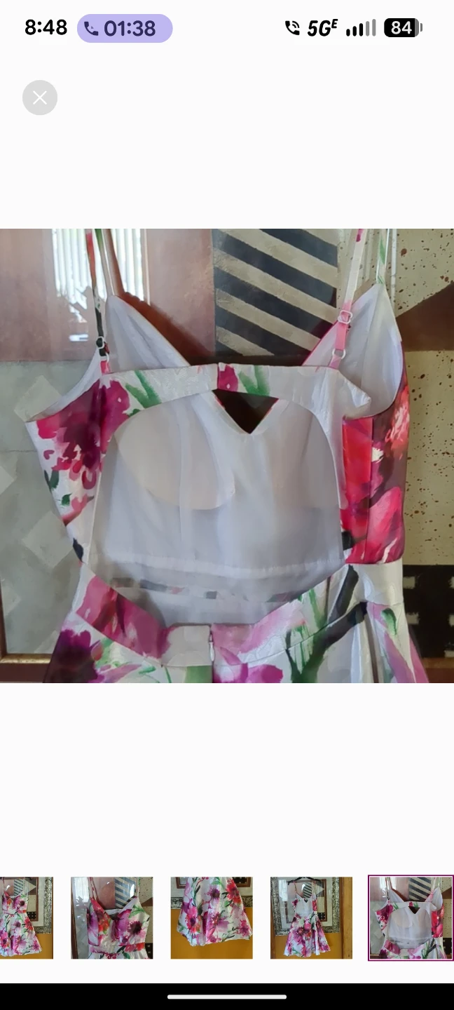 XSCAPE FLORAL FIT AND FLARE DRESS - photo 5