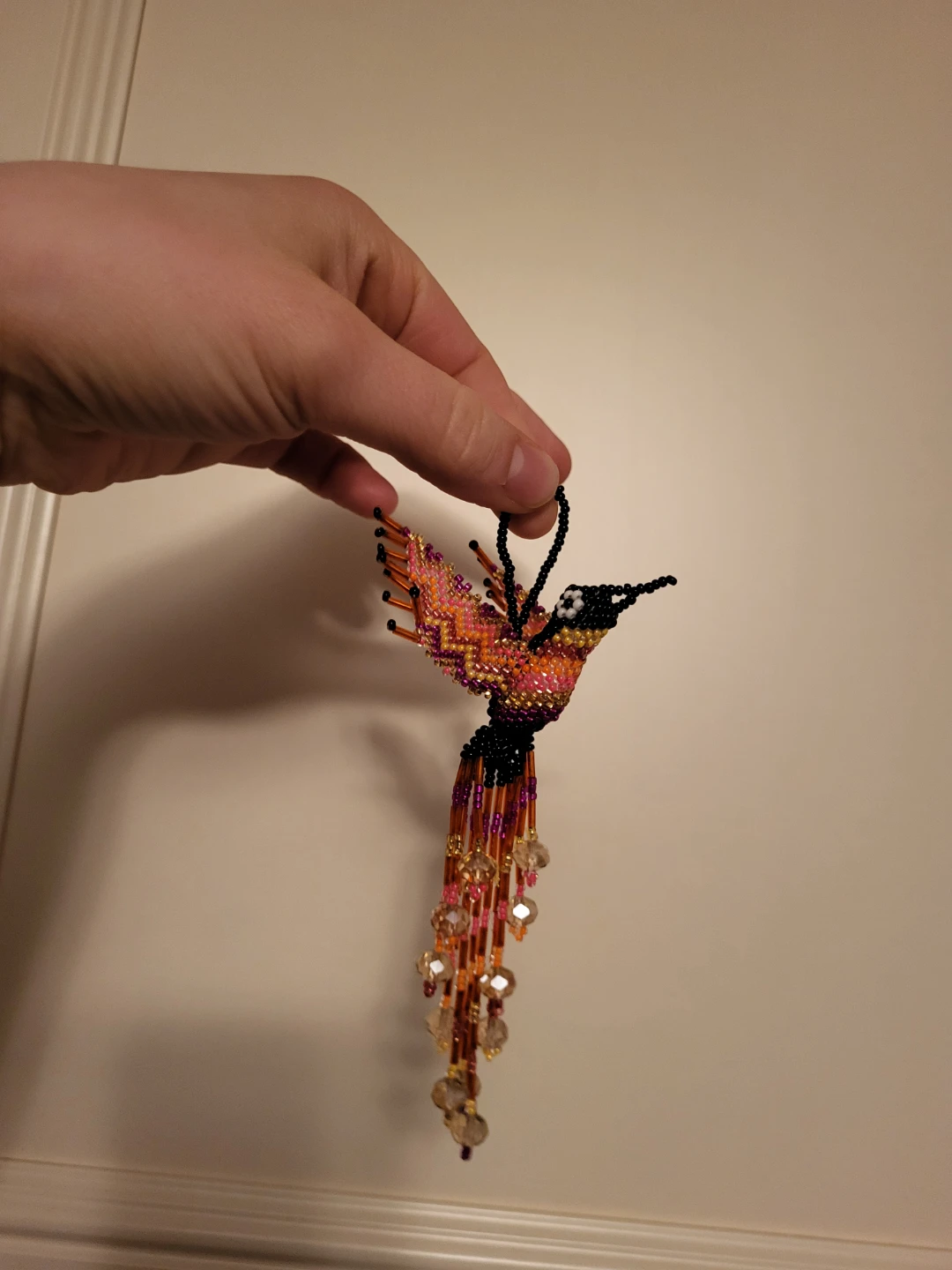 Beaded Hummingbird Ornament - photo 5