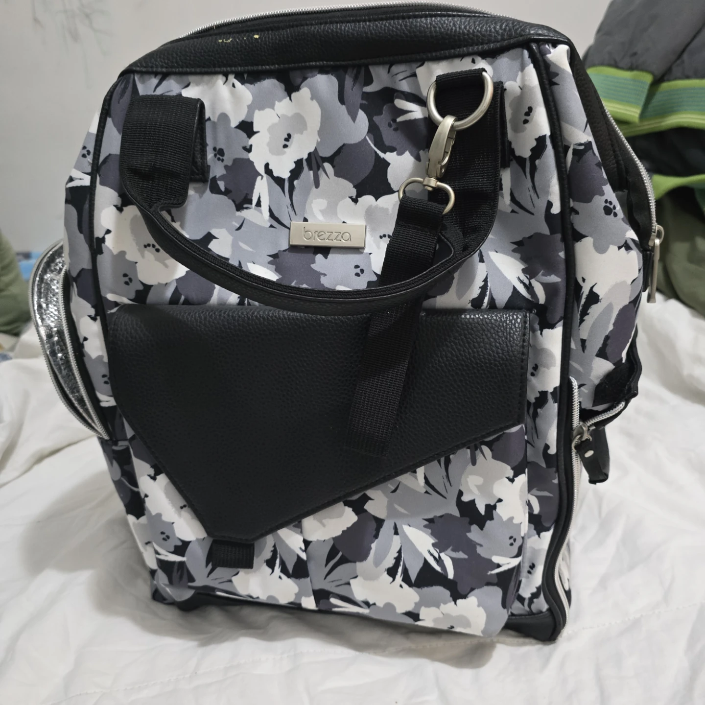 Brezza Floral Print Diaper Bag Backpack - photo 3