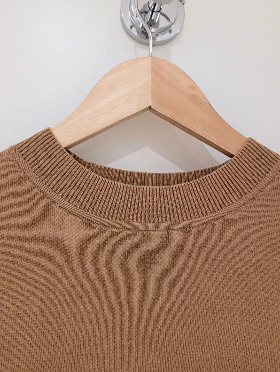 Tan UNIQLO Cotton Sweater -  Women's S/P - photo 2
