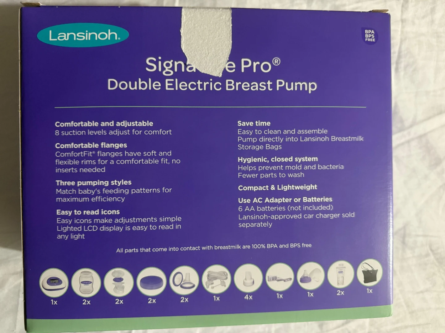 Lansinoh Signature Pro Double Electric Breast Pump - photo 5