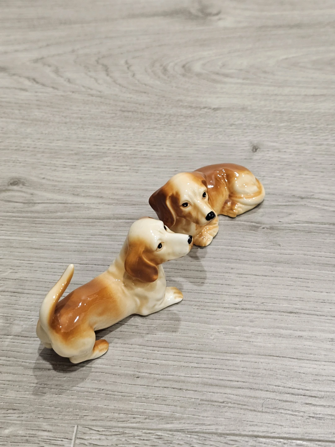 Vintage Porcelain Dachshund Dogs Set of 2 - photo 2