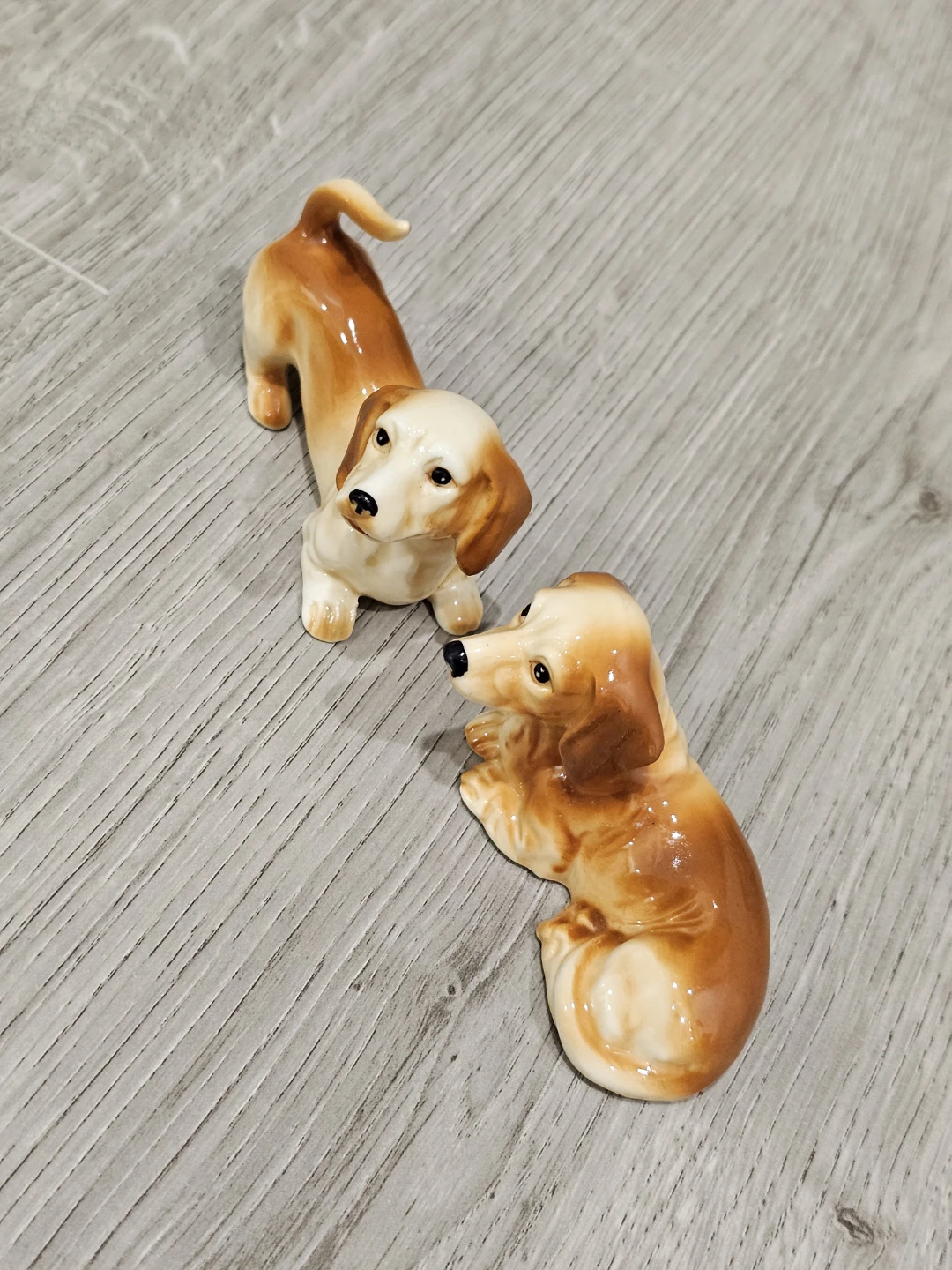 Vintage Porcelain Dachshund Dogs Set of 2 - photo 4
