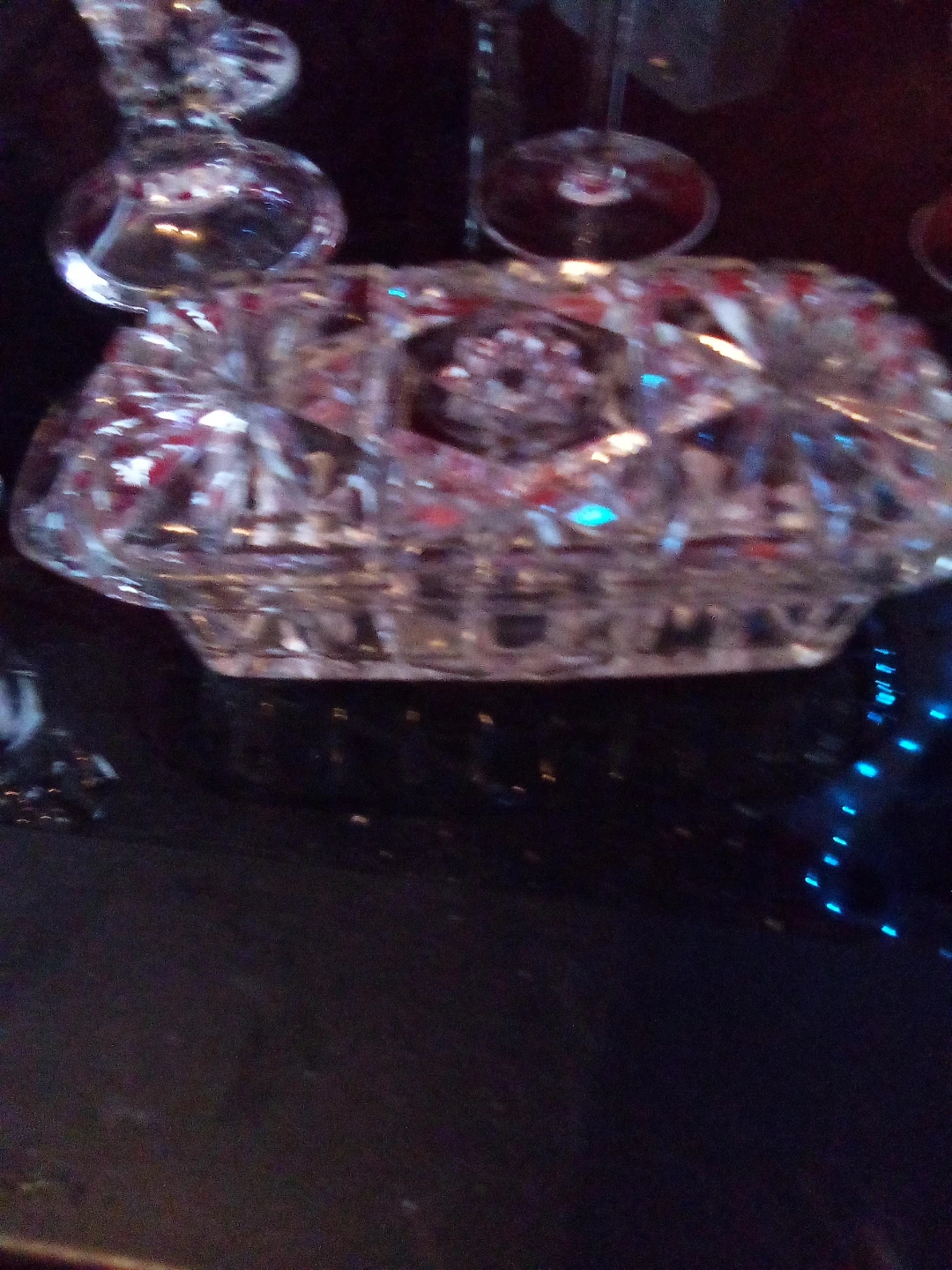 Pinwheel crystal butterdish - photo 4