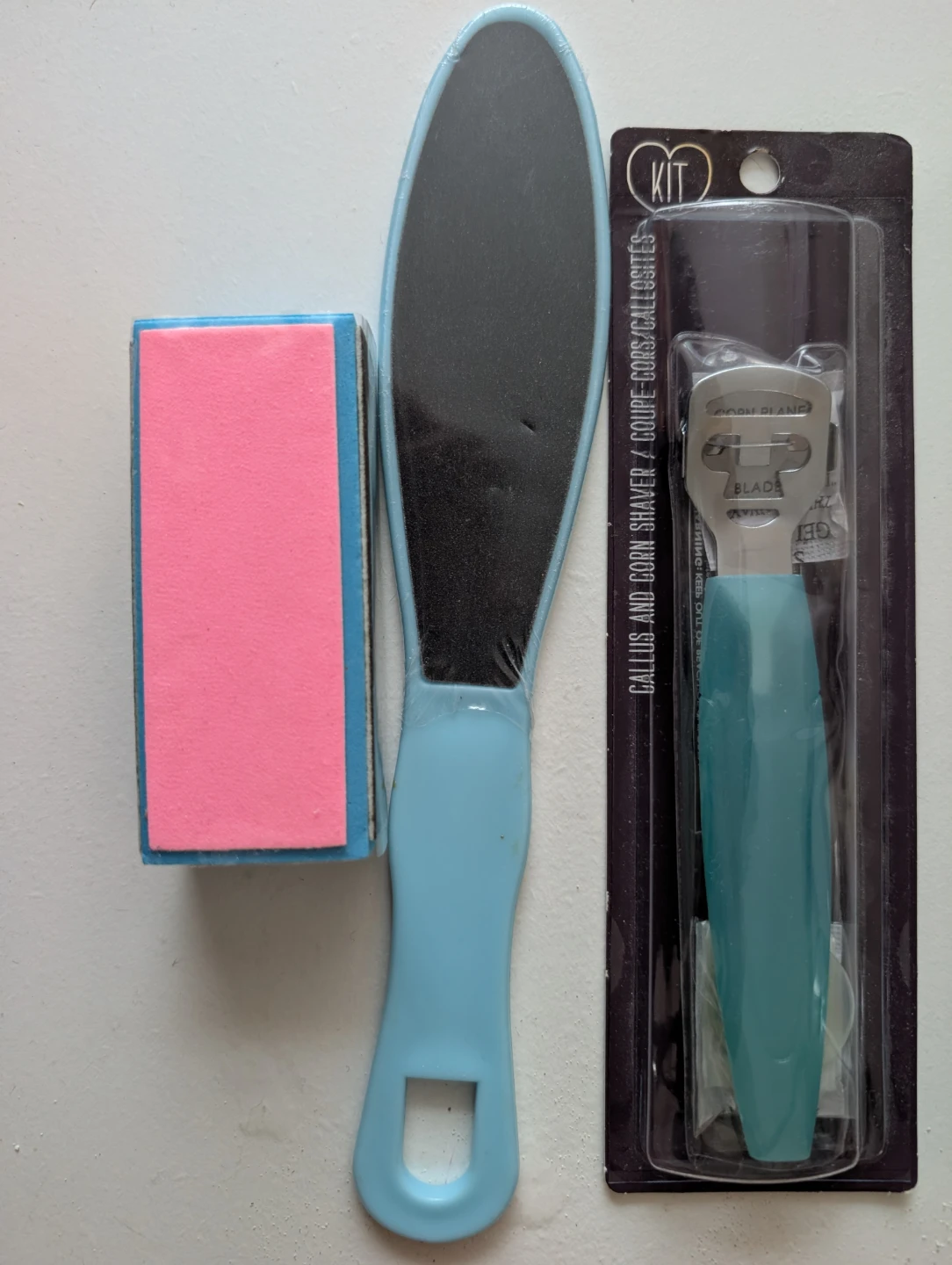 🧡 Foot Care Kit with Callus Shaver and Pumice Stone